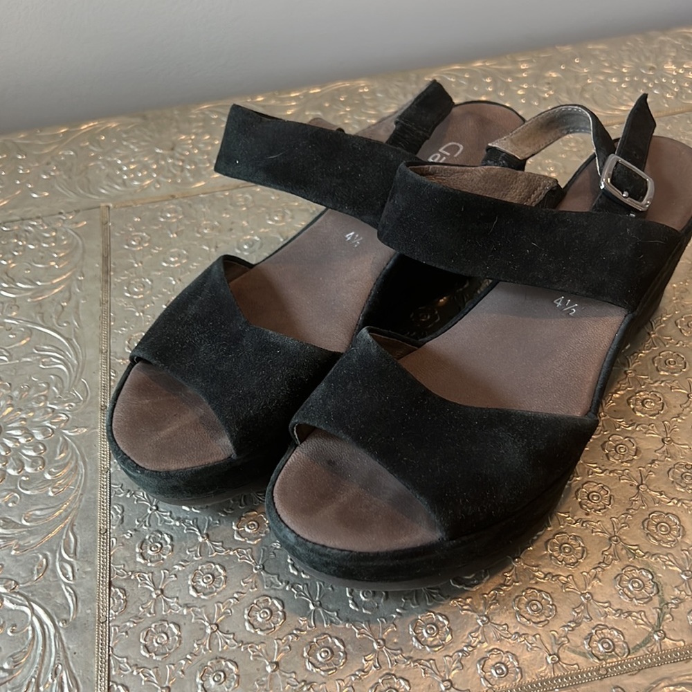 Gabor black platforms- excellent condition